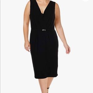 Lauren Ralph Lauren Dress with Belt - Black - Size 8